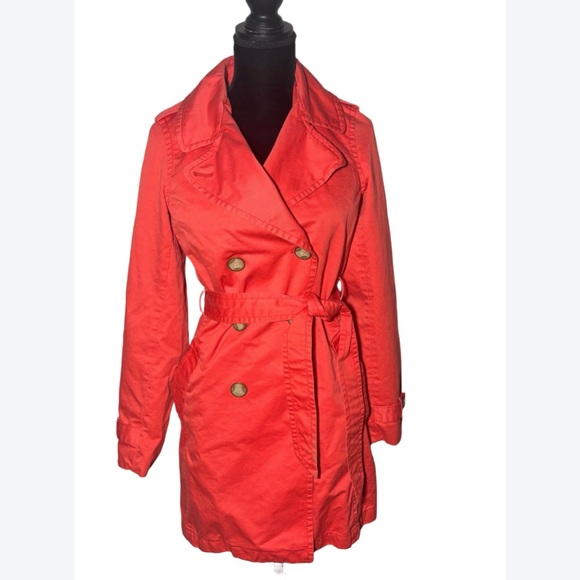 Fossil Coral Trench Coat - Picture 1 of 7
